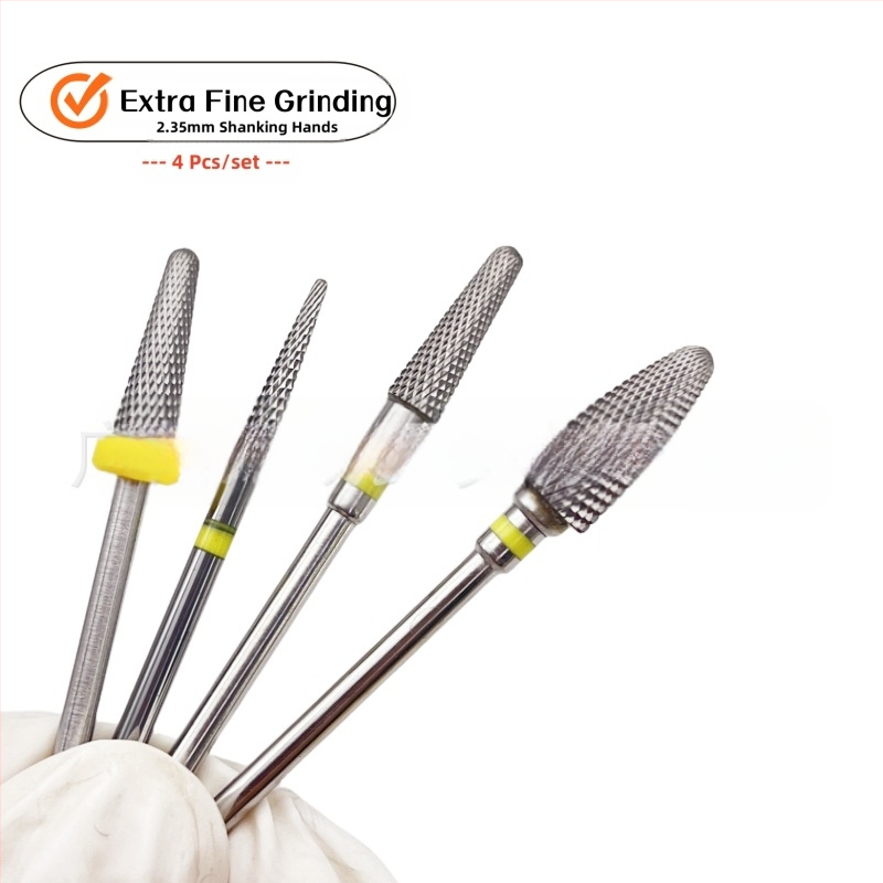 Manikiūro šlifavimo galvutė iš volframo plieno, rusų stiliaus išankstinė apdaila, nagų kraštų poliravimas ir nagų žingsnių šalinimas, 27.1 g