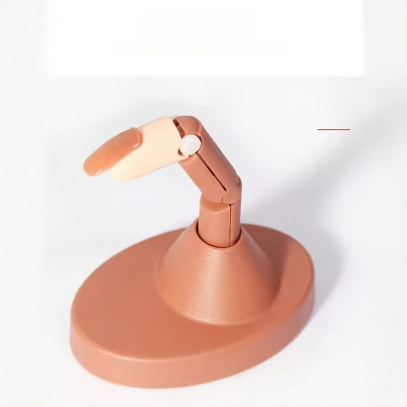 Mână de practică pentru unghii cu articulații mobile, formă ovală, purtabilă, Brand Yijiayi