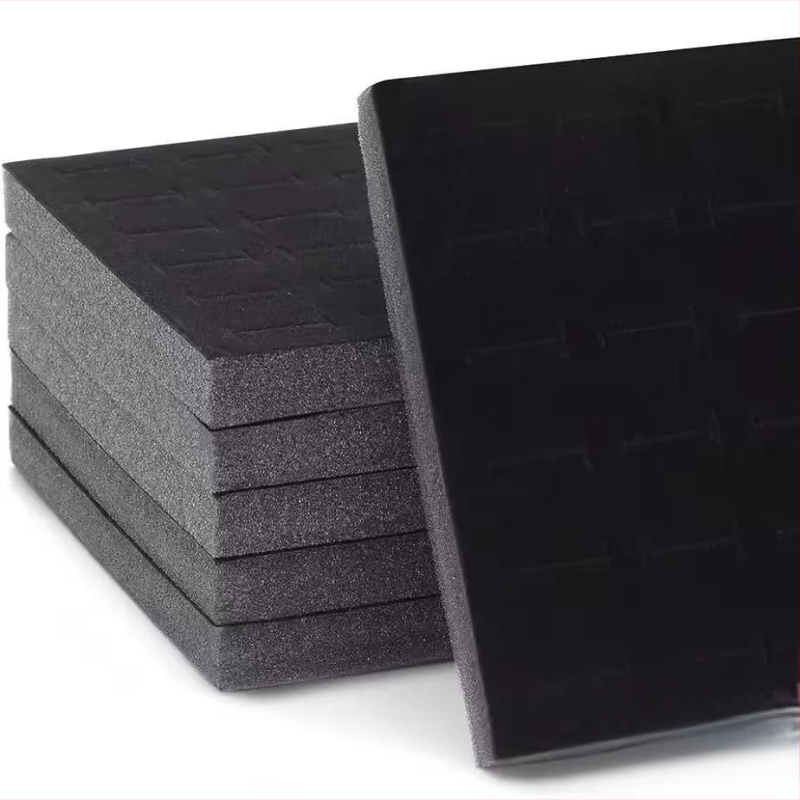 Εσωτερική επένδυση για κουτί κοσμημάτων από αφρό με πολλαπλές οπές για δαχτυλίδια, σκουλαρίκια και βραχιόλια (υλικό: αφρός συσκευασίας, μοντέλο BK911)