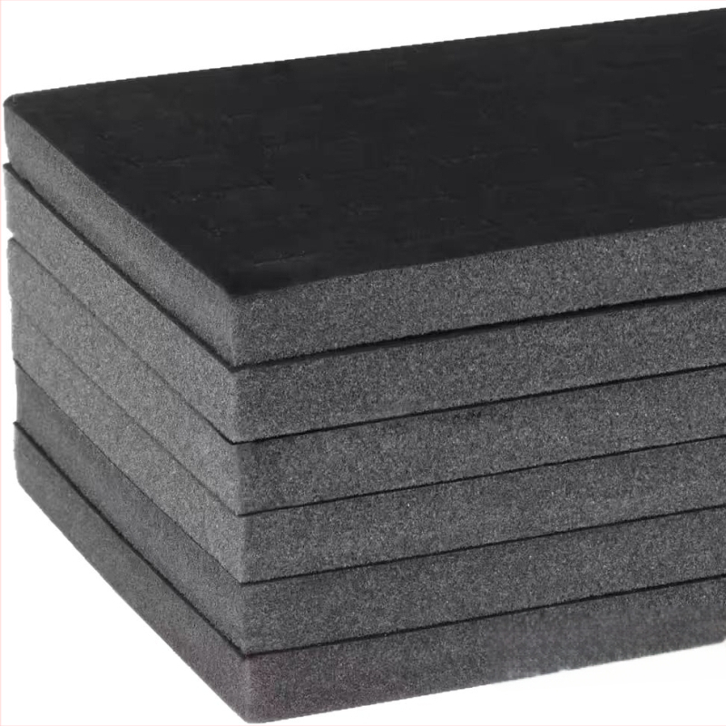 Εσωτερική επένδυση για κουτί κοσμημάτων από αφρό με πολλαπλές οπές για δαχτυλίδια, σκουλαρίκια και βραχιόλια (υλικό: αφρός συσκευασίας, μοντέλο BK911)