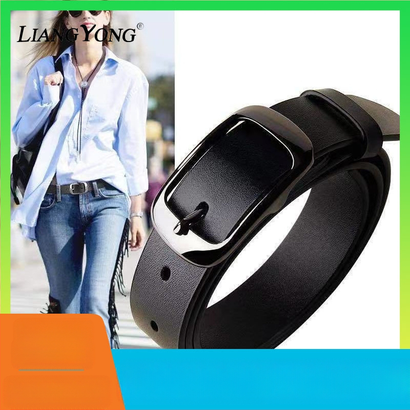 Moteriška juosta iš dirbtinės odos, lydinio sagtis, užsegimas su smeigtuku, OL mados stilius, elektroplatizavimas