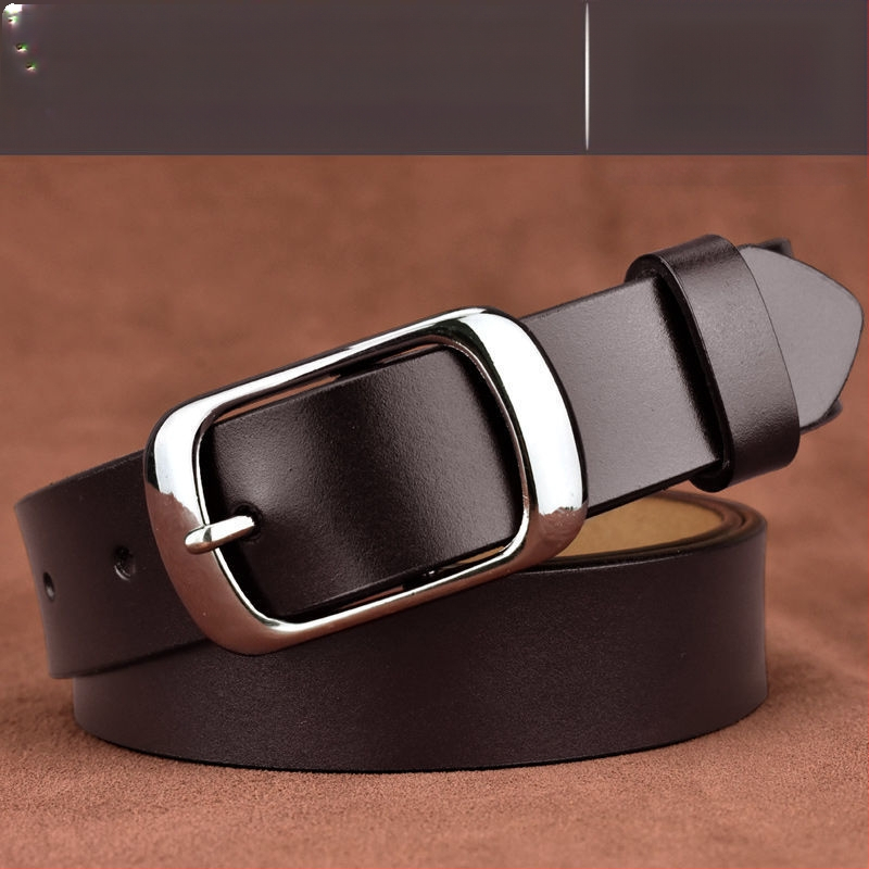 Moteriška juosta iš dirbtinės odos, lydinio sagtis, užsegimas su smeigtuku, OL mados stilius, elektroplatizavimas