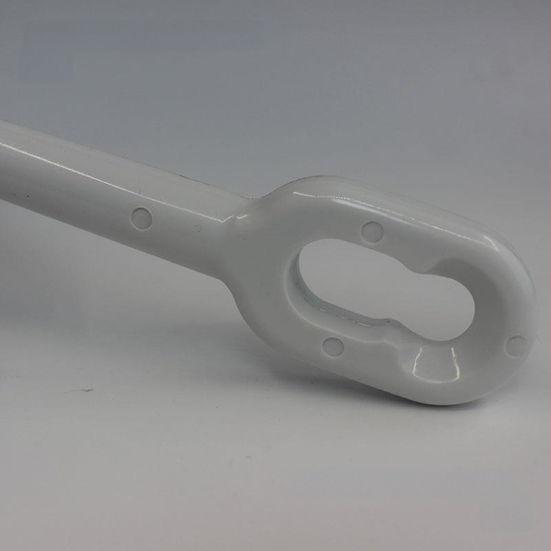 Sátoradapter – teleszkópos kézi működtetés, 11:1 forgó tengely, rézmag fehér gumírozott bevonattal, ponyva alumínium ötvözetből