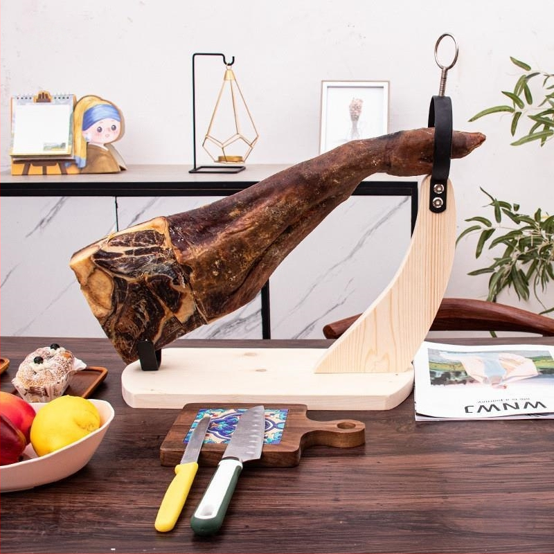 Ξύλινο επιτοίχιο ράφι για αποξήρανση ισπανικού ζαμπόν, χωρίς εγκατάσταση