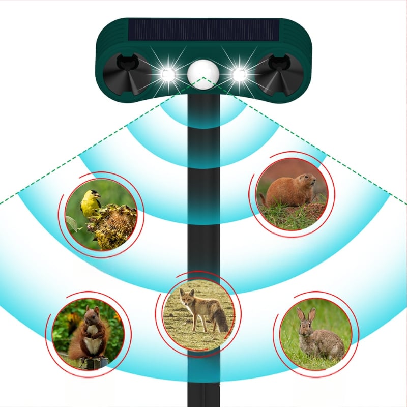 Infrared alarmna središnja jedinica s ultrazvučnim repelentom štetočina, model N911W, napajanje 3.7V, pogodna za trgovine, domove, skladišta, rezidencijalne zone, zgrade i garaže.