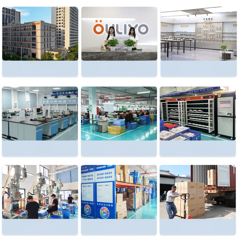 OULIYO Μετατροπέας ταξιδιού – EU/UK/US βύσματα, πολυλειτουργική πρίζα με USB, CE/FCC/ROHS πιστοποιημένο