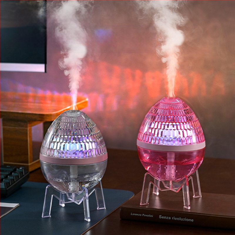 Stalo krištolo žvaigždžių danga drėkintuvas su atmosfera lempa, USB maitinimas, modelis ZJ-135, tinkamas 21–30 m², talpa <0,5 l, triukšmo lygis <36 dB