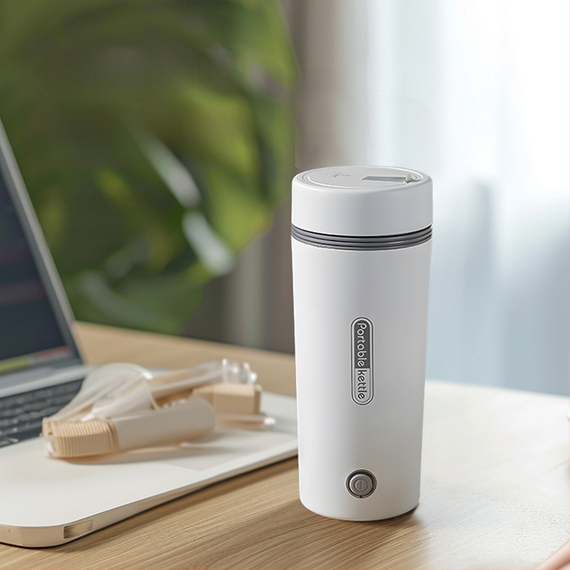 Cană electrică pentru încălzirea apei în mașină, alimentare 12V/24V, capacitate 0,35 L, cablu 70 cm, 80W/140W, întrerupere automată și protecție la supraîncălzire