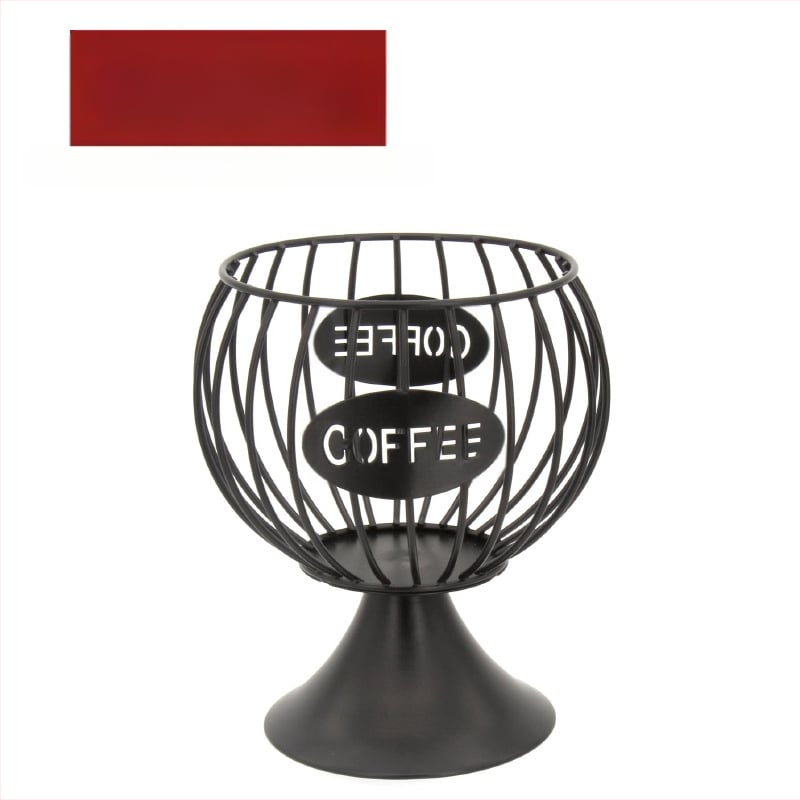 Σιδερένιο έργο τέχνης για αποθήκευση καψουλών καφέ – μοντέρνο μινιμαλιστικό διακοσμητικό γλυπτό