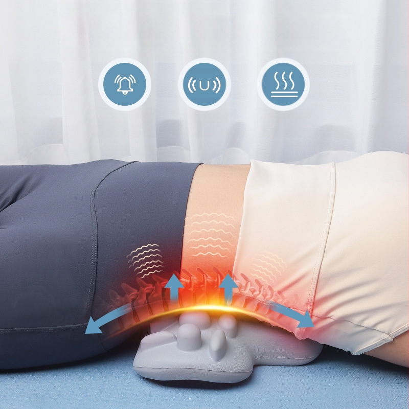 Ηλεκτρικός μασάζ για τον αυχένα, τους ώμους και την πλάτη με θέρμανση — Ασύρματο τηλεχειριστήριο, λειτουργία χρονισμού, μηχανικός έλεγχος, DR.MEETI 002