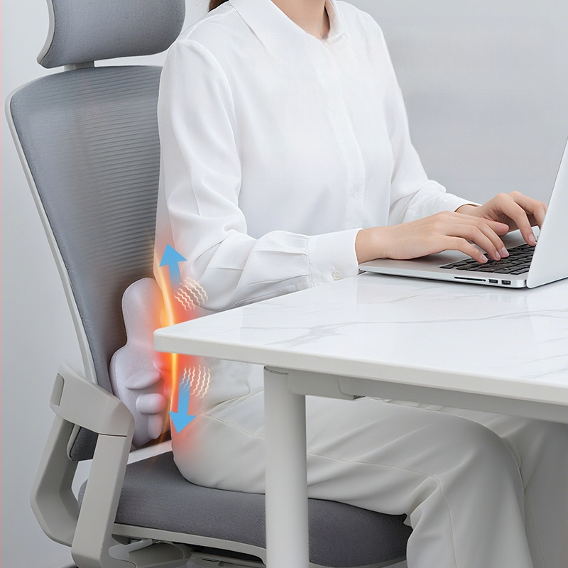 Ηλεκτρικός μασάζ για τον αυχένα, τους ώμους και την πλάτη με θέρμανση — Ασύρματο τηλεχειριστήριο, λειτουργία χρονισμού, μηχανικός έλεγχος, DR.MEETI 002