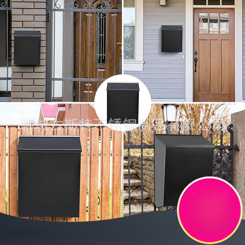 Gust GST016 Γραμματοκιβώτιο Τοίχου από Γαλβανισμένο Ατσάλι, Κλειδώνεται