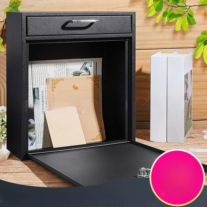 Gust GST016 Γραμματοκιβώτιο Τοίχου από Γαλβανισμένο Ατσάλι, Κλειδώνεται