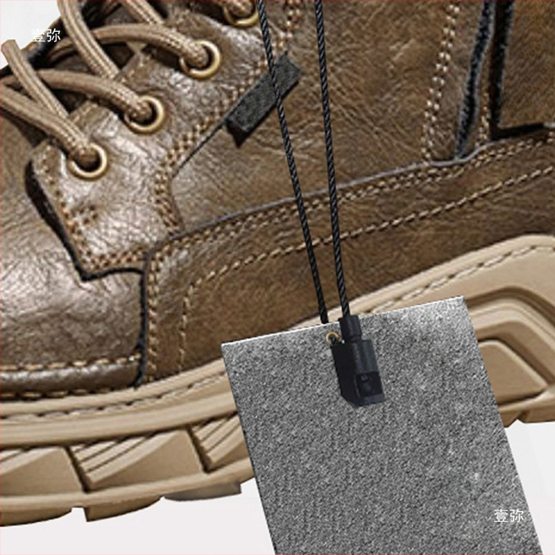 Шнур за етикети за облекло, конопен нишка, пластмасова катарама, генерична марка