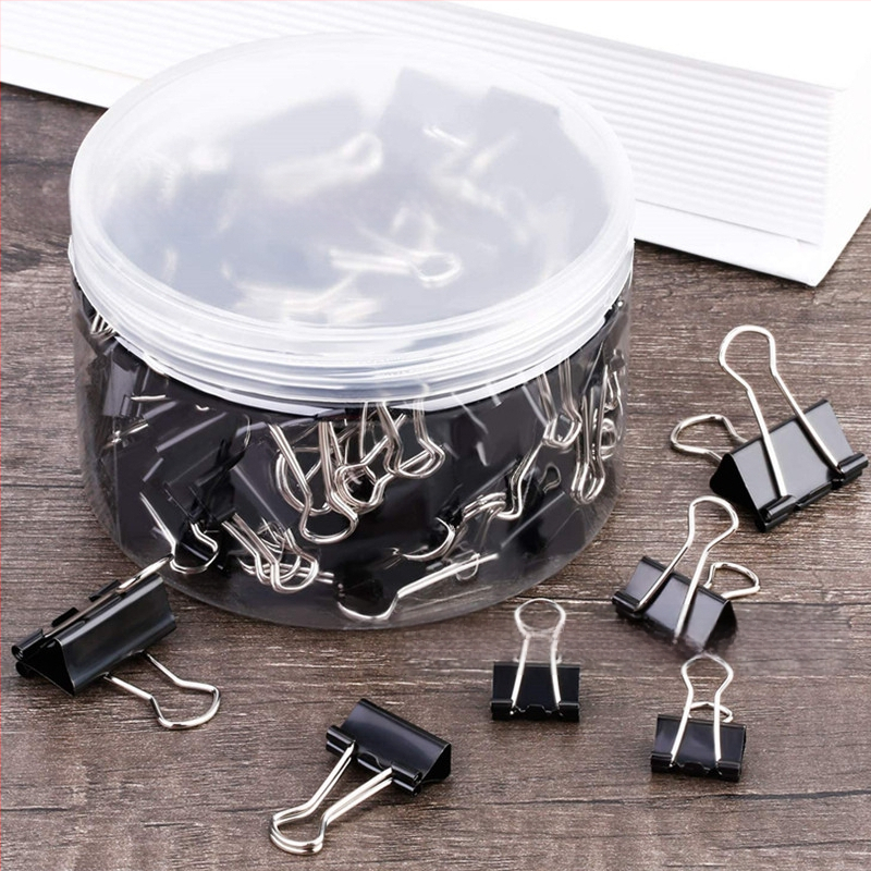 Fém papírklipszek – Dacheng, fém, 150 darabos csomag