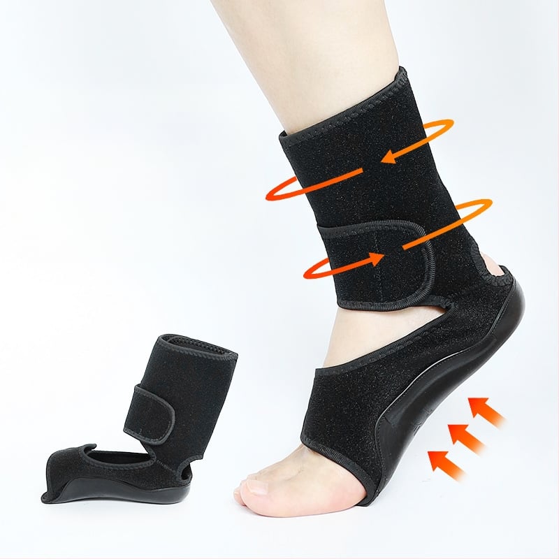 Глезен ортез с коригираща стелка за плоско стъпало, аркова подложка и поддръжка за Х-образни крака и валгус