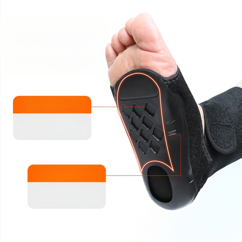 Глезен ортез с коригираща стелка за плоско стъпало, аркова подложка и поддръжка за Х-образни крака и валгус