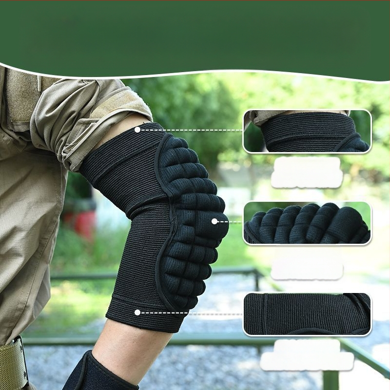 Προστατευτικά γονάτων και αγκών για τακτική εκπαίδευση, πολυεστερική ίνα, ενήλικες, μπατμίντον, προστασία γόνατος και αγκώνα