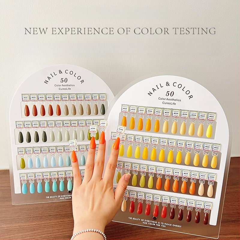 Ακρυλική πλάκα επίδειξης τέχνης νυχιών με μαγνητική αφαιρούμενη δοκιμαστική πλάκα για επαλήθευση του σχεδίου