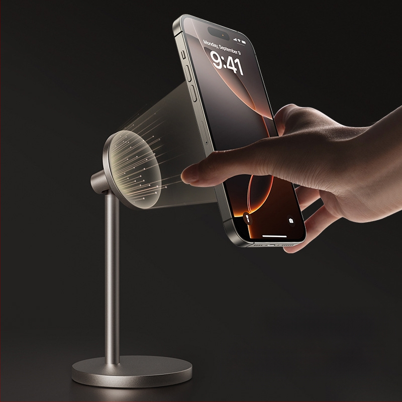 Επιτραπέζιο στήριγμα κινητής MagSafe, αλουμινένιο κράμα, δυνατότητα προσαρμογής