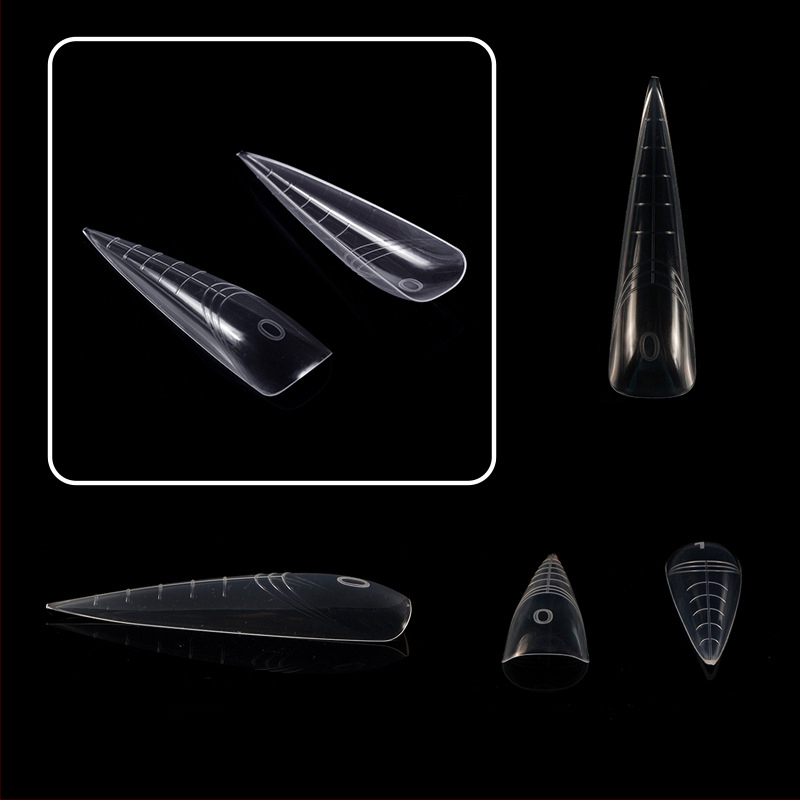 Κρυστάλλινο μοντέλο επέκτασης νυχιών Νο. 50 — Πλαστικό, φόρμα τέχνης νυχιών