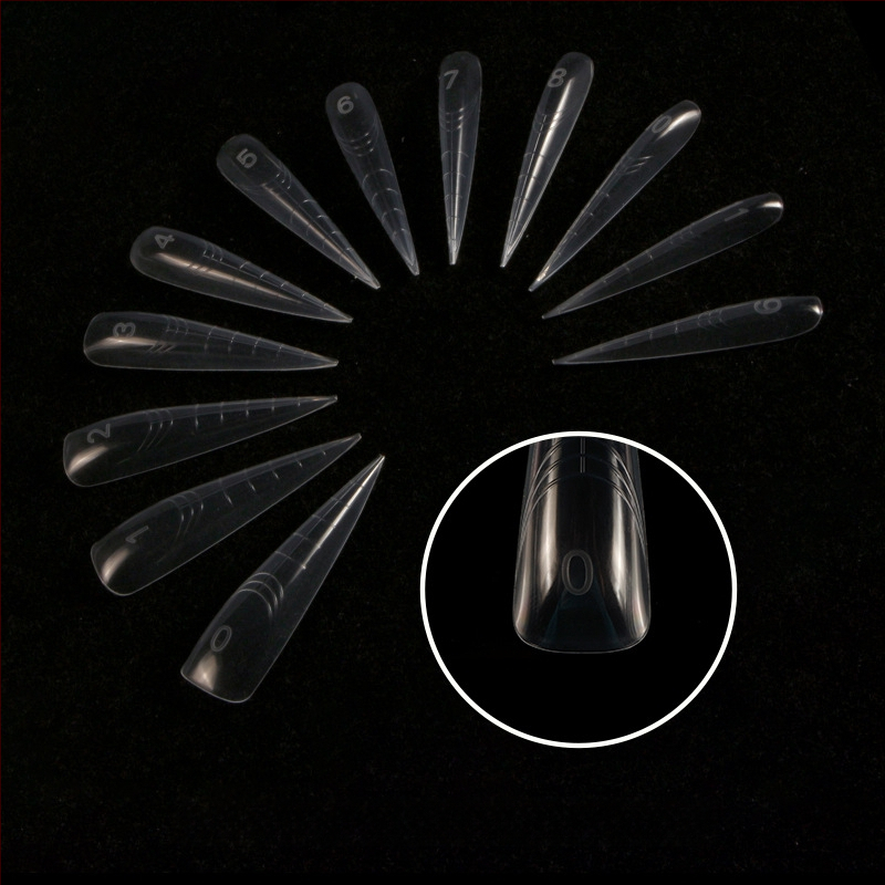 Κρυστάλλινο μοντέλο επέκτασης νυχιών Νο. 50 — Πλαστικό, φόρμα τέχνης νυχιών