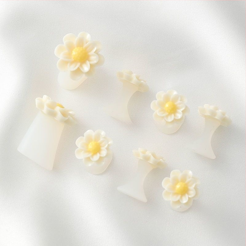 Kāju pirkstu atdalītājs nagu mākslai ar silikona pērlītēm