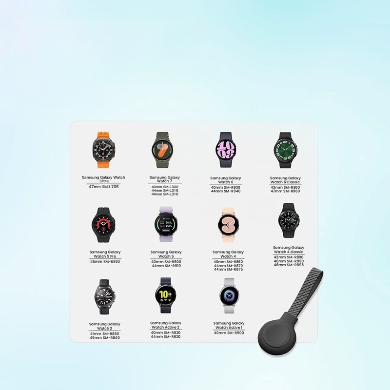 Bežični punjač za Apple Watch s USB kabelom, brzo magnetsko punjenje, kompaktan za putovanja, izlaz 1 A / 3,5 W