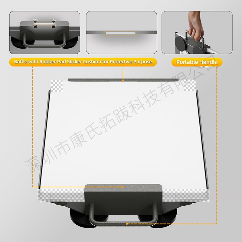 KBZ Mini metalni nosač za krov automobila s magnetskim prihvatom – V4, nosivost 30 kg, DY1269