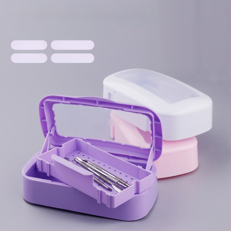 Θήκη απολύμανσης εργαλείων μανικιούρ και βλεφαρίδων – καθαρισμός με αλκοόλ και βύθιση, πλαστικό, 320 g, Zidivi OEM