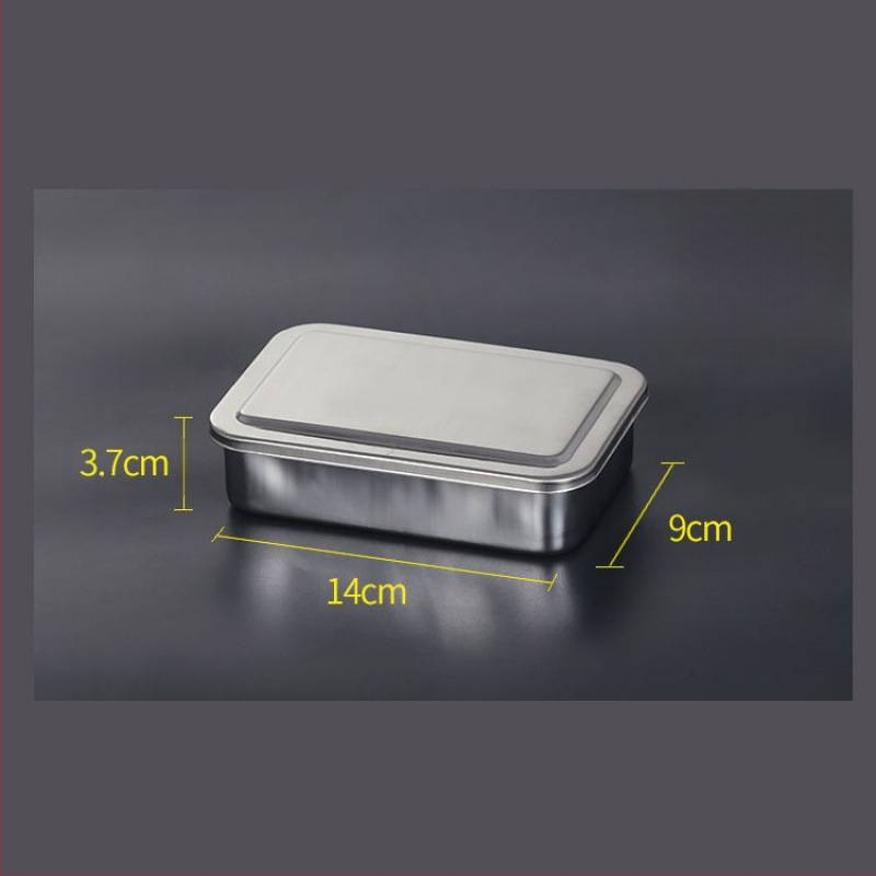 304 orvosi rozsdamentes acélból készült tűsdoboz, fertőtlenítő doboz fedele, perforált eszköztál akupunktúrához, jodofor-ellenálló