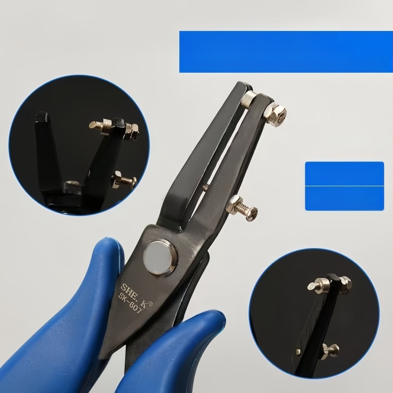 Clește perforator pentru curele și brățări — gaură unică 1,6 mm, 160 g