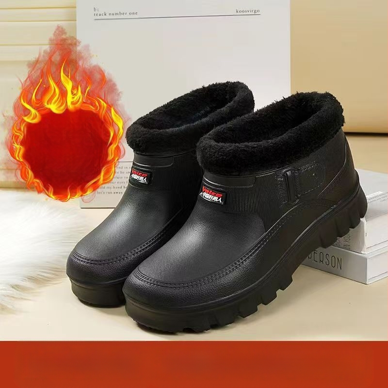 Papuci de casă, cu căptușeală din fleece, EVA – partea superioară și talpa, iarnă, unisex