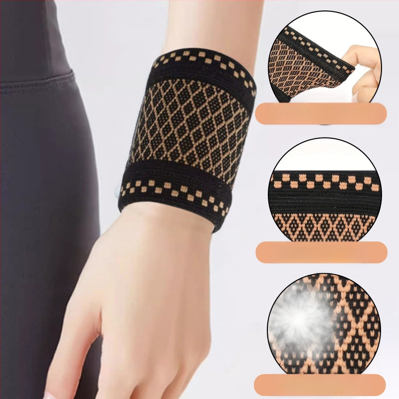 Riešo juosta su vario jonais - prakaitą sugeriantis, kvėpuojanti, aukštas elastingumas, tinkama badmintonui