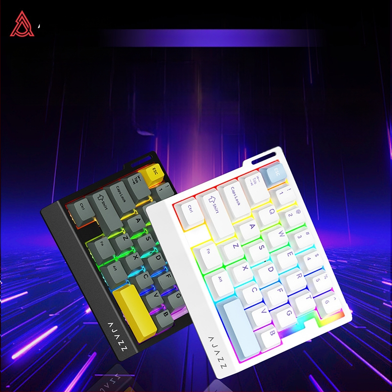 Ajazz AK029 Μηχανικό Πληκτρολόγιο για Μία Χέρι, Διακόπτης Μπλέ, RGB Φωτισμός, 29 Κουμπιά, Hot-Swappable
