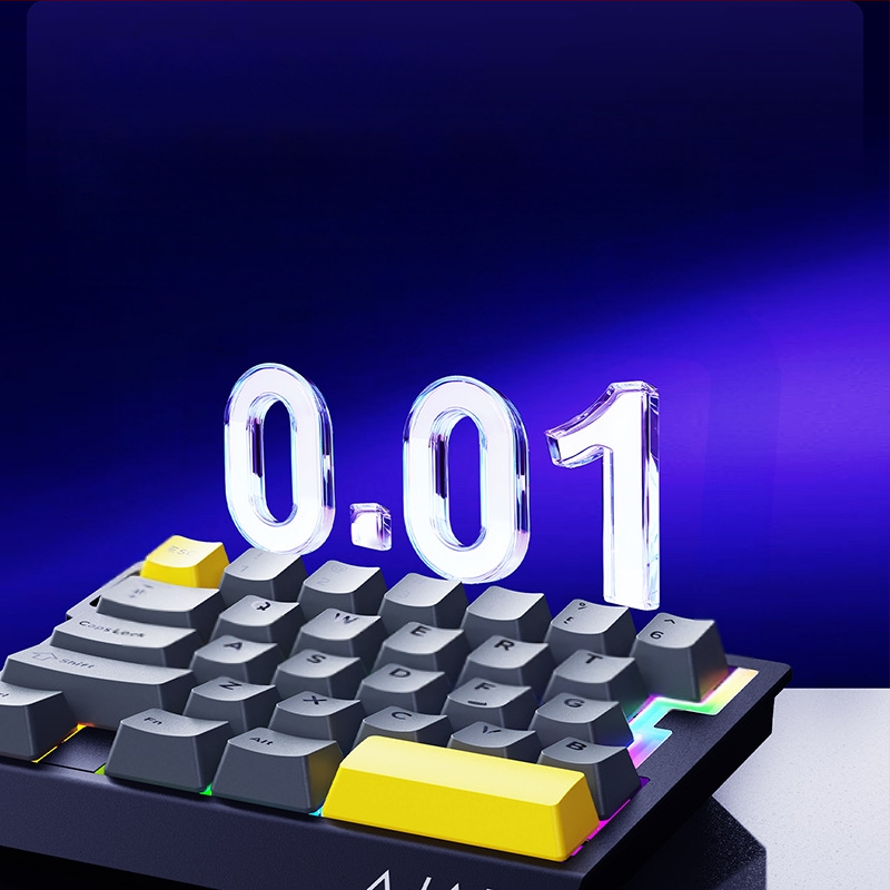 Ajazz AK029 Μηχανικό Πληκτρολόγιο για Μία Χέρι, Διακόπτης Μπλέ, RGB Φωτισμός, 29 Κουμπιά, Hot-Swappable