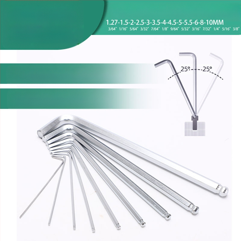 Celtic 27 τεμάχια σετ εξάγωνων υποδοχών, χρωμιοβάνιο ατσάλι, κεφαλή σε σχήμα L