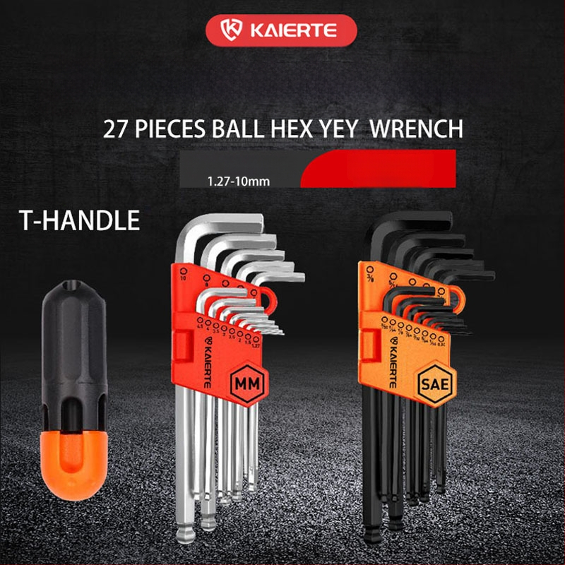 Celtic 27 τεμάχια σετ εξάγωνων υποδοχών, χρωμιοβάνιο ατσάλι, κεφαλή σε σχήμα L