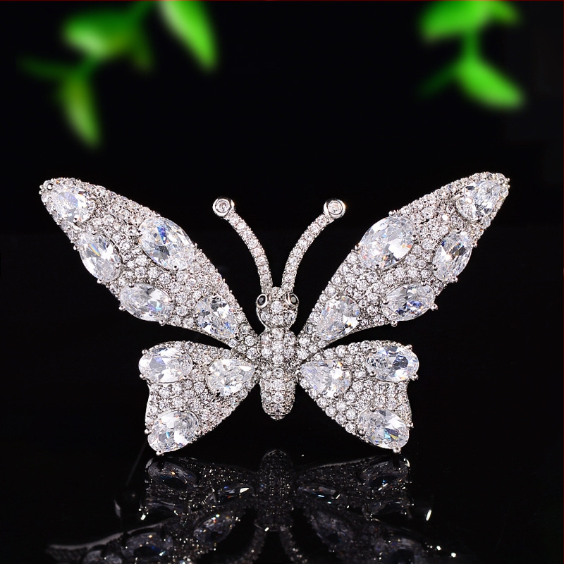 Drugelio segė, varis, elektroplatuota, elegantiškas moters stilius, modelis SC1358202