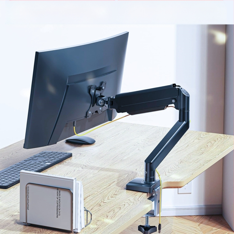 Expassion Αλουμινένιος βραχίονας οθόνης γραφείου, μοντέλο PSMA03, τύπος τραπεζιού, στήριξη