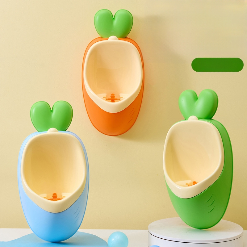 Bērnu pisoārs zēniem, sienas montēts, no videi draudzīga PP materiāla, piemērots vecumam 0–8 gadi