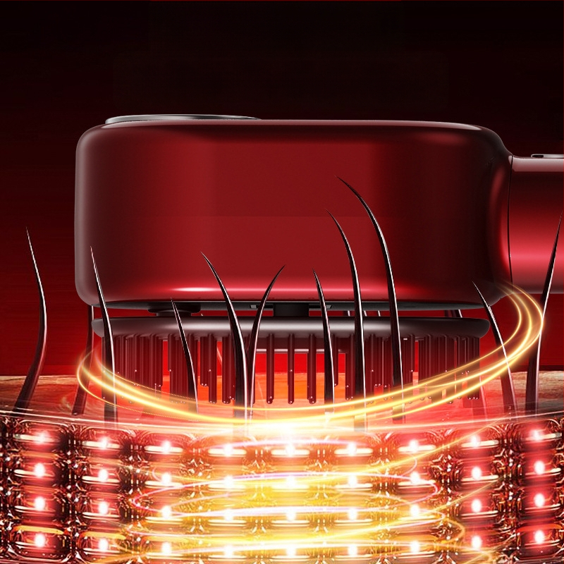 Električni masažni češalj s eteričnim uljem za zdrav skalp i njegu kose — Model 001; Funkcija: Masaža; Namijenjeno odraslima; Broj artikla: 002; Izdanje: 2025