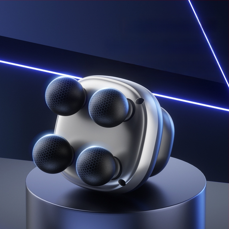 Határokon átívelő elektromos masszírozó kefés motorral, több mint 5 fokozat, több mint 6 masszázsfej és zaj 46–70 dB.