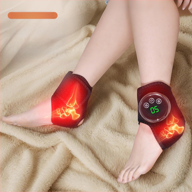 Elektronikus melegítő boka masszírozó hőterápiával, töltés, időzítés, mechanikus vezérlés, Márka Neutral, modell XBL-8687