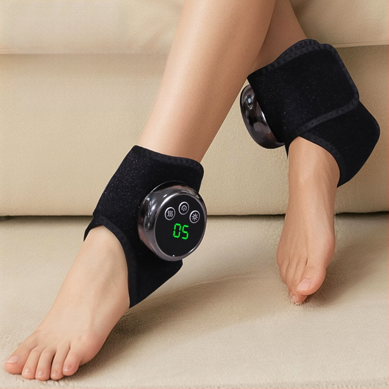 Elektronikus melegítő boka masszírozó hőterápiával, töltés, időzítés, mechanikus vezérlés, Márka Neutral, modell XBL-8687