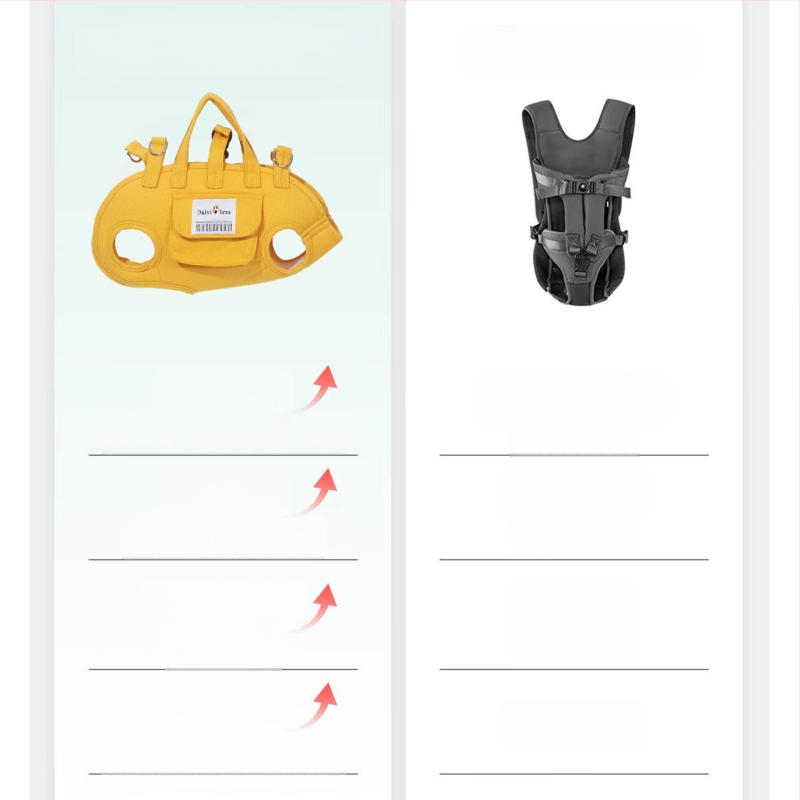 Kanvas mājdzīvnieku soma ar crossbody dizainu, nav importēta, bez IP atļaujas