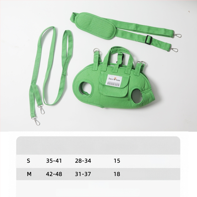 Kanvas mājdzīvnieku soma ar crossbody dizainu, nav importēta, bez IP atļaujas