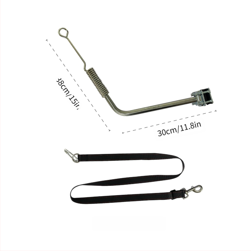 Lesă pentru câini din oțel inoxidabil, PETALENT, utilizare universală, model SCL9462B