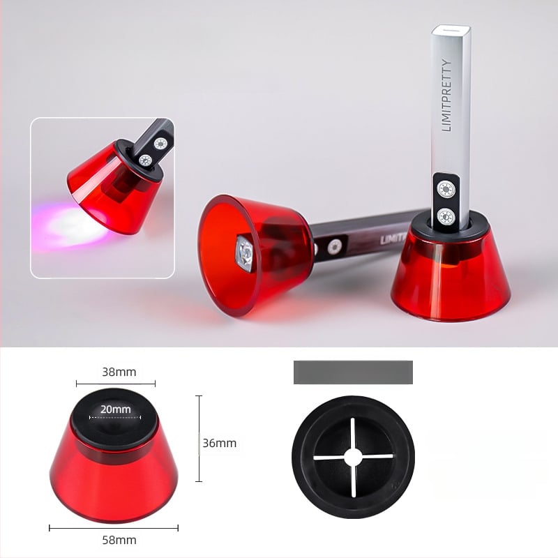 Nagu mākslas stiprinājums ar biezu aizsargplāksni pret zilo gaismu, plastmasa, modelis zqgj0430, 1 gab.