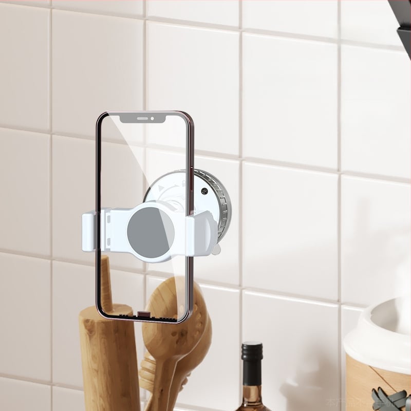 Telefona turētājs ar 360° rotāciju un vakuuma piespiedienu (piestiprinājums ar sūkņa pamatu, bez barošanas, der priekšējam stiklam)